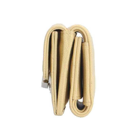 CHANEL Authentic Yellow Leather Wallet - Picture 4 of 9